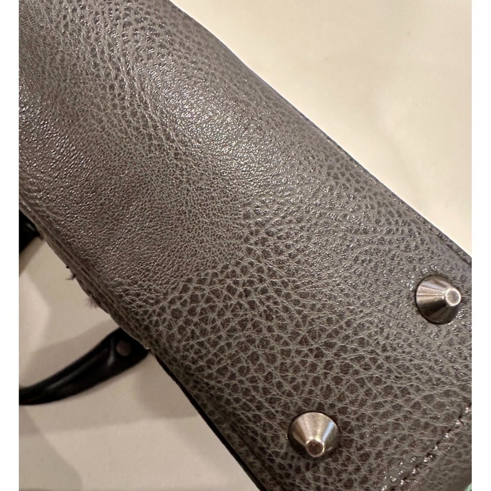 Robert Graham Black & Gray Briefcase Laptop Bag with Cityscape Lining Designer - Picture 5 of 6